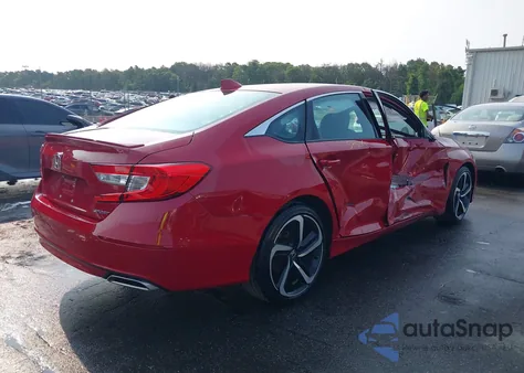 2020 Honda Accord Sport из США, поврежденный, VIN 1HGCV1F38LA144286